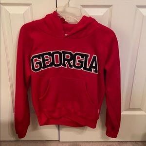 UGA red hoodie